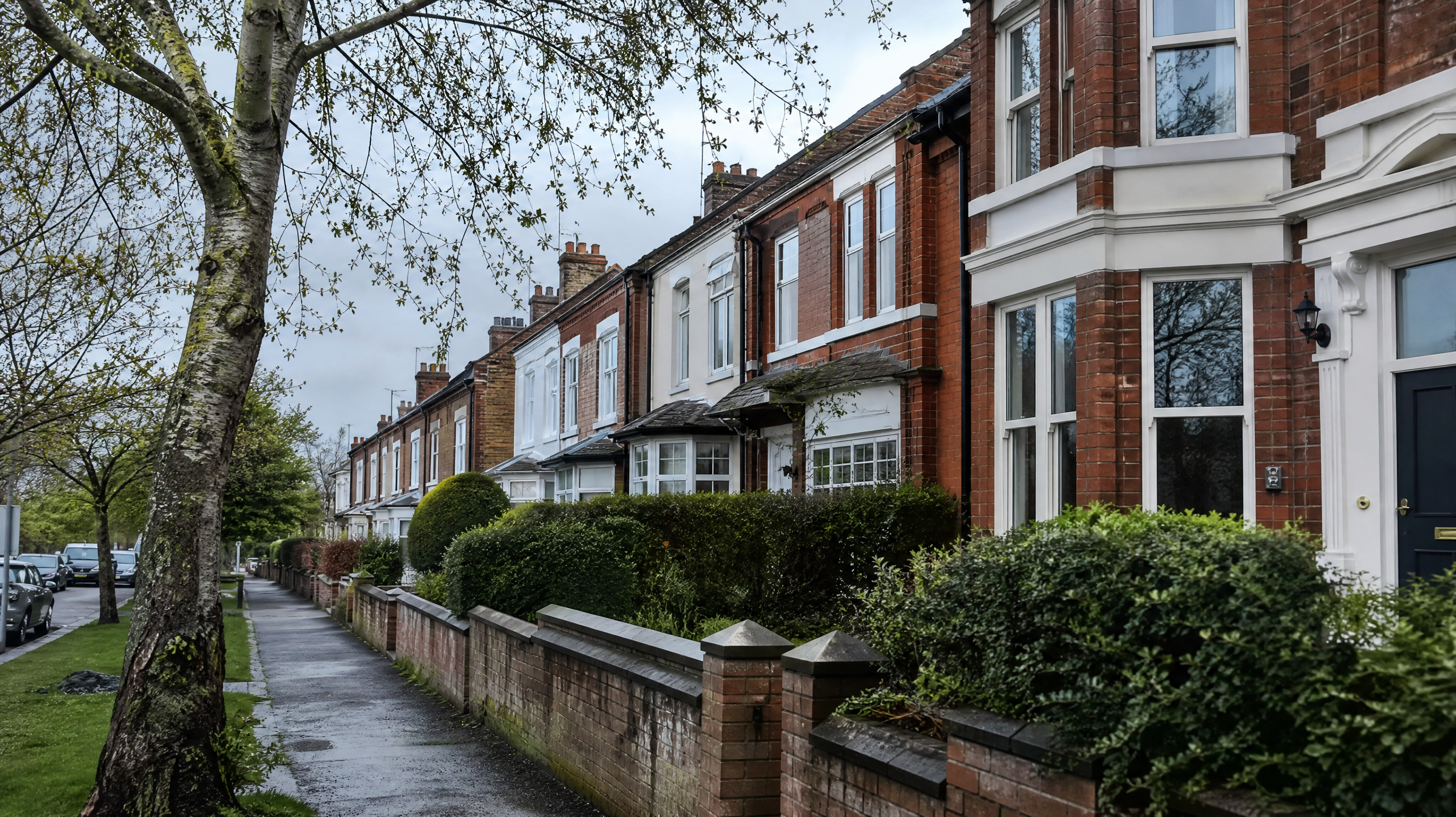Residential streets and properties in Solihull, West Midlands — area served by specialist damp proofing specialist