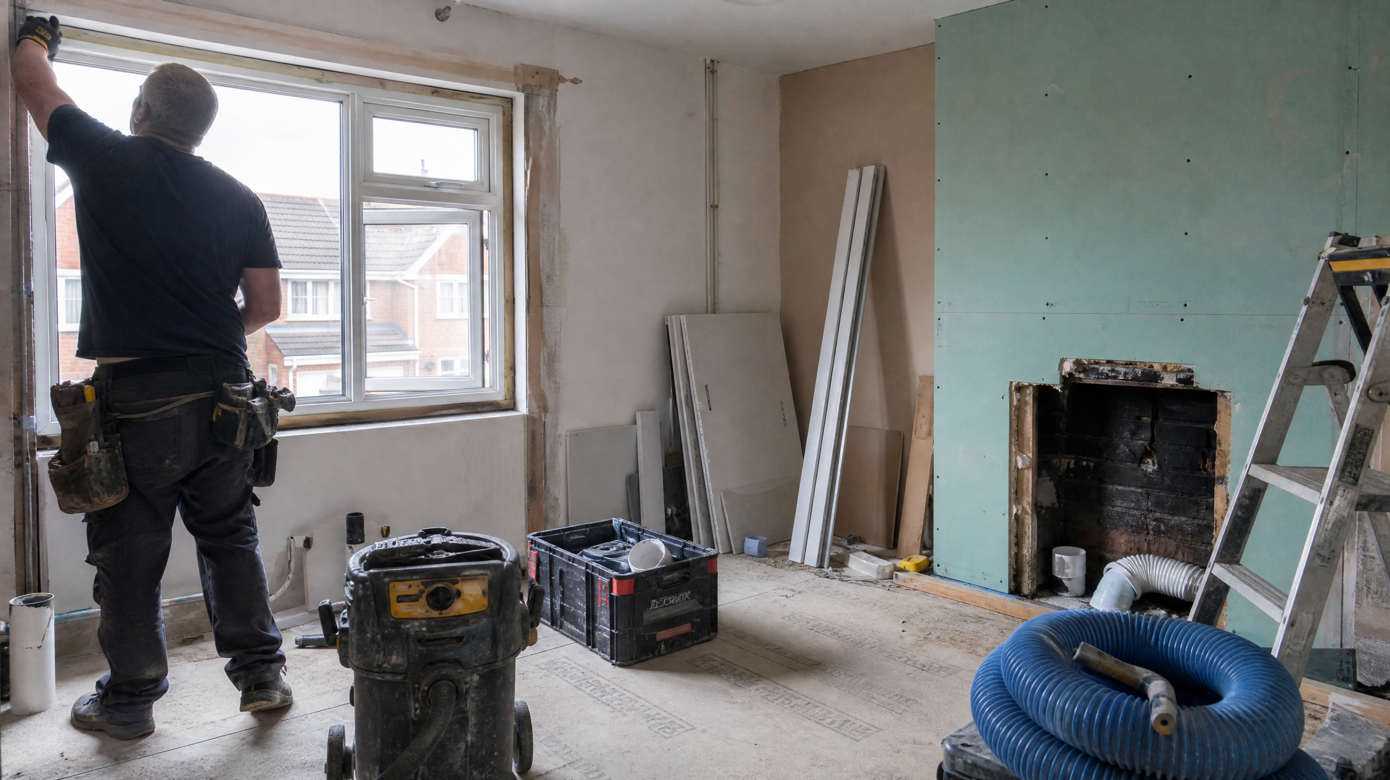 Condensation Control and Ventilation in progress at a British residential property — professional service in Birmingham